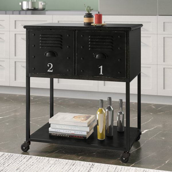 Trent Austin Design® Alastor Rolling Cart Table with 2 Drawers